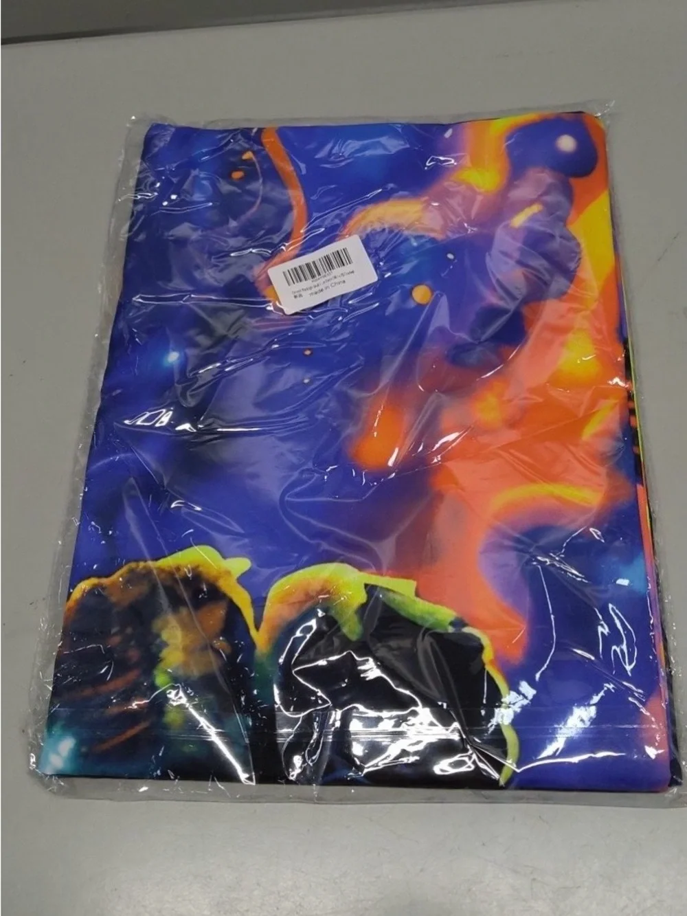 Neon Psychedelic Skull & Mushroom Tapestry - Multicolor